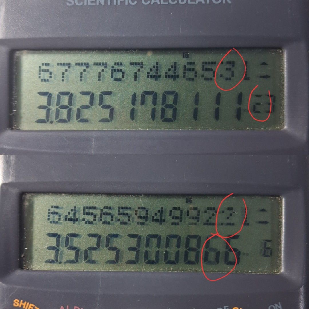 Deli DL-1710 Scientific Calculator (Category: Office & Business Technology) located in Davao. Submitted by suhzcart (Listing ID 1463474027, Image 3). Description: Has scratches. Will remove sticker residue and dust on buttons before handing to buyer. Check last photo of issue..