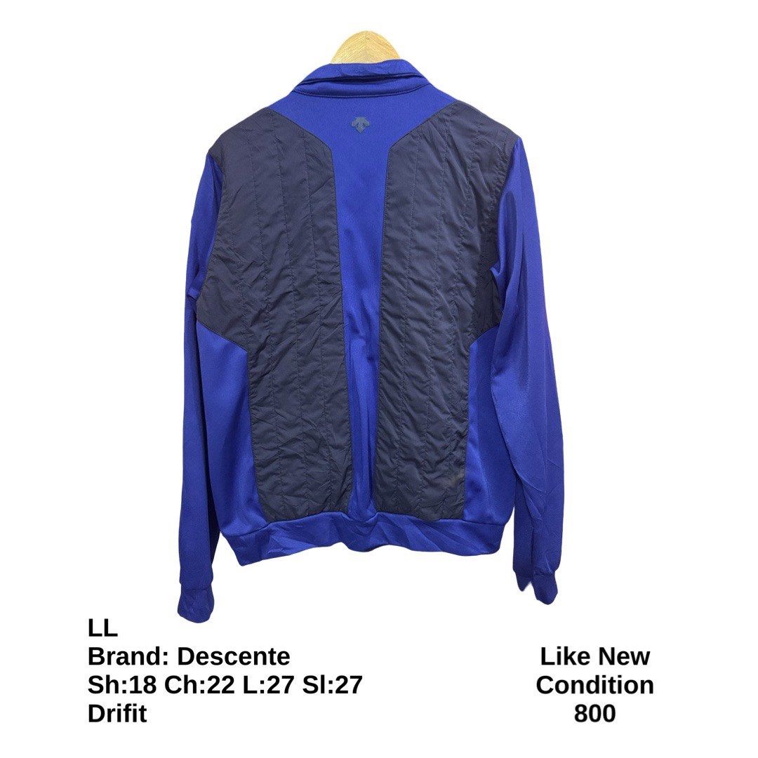 Descente Srixon Full Zip Jacket (Category: Coats, Jackets and Outerwear) located in Bulacan. Submitted by rlemonfashionshop (Listing ID 1463365958, Image 3). Description: Premium Class Quality Items. Actual Item on Photo with Good/Mint Condition. Message us for inquiries, more information and confirmation. Wash before wearing. Thank you so much..