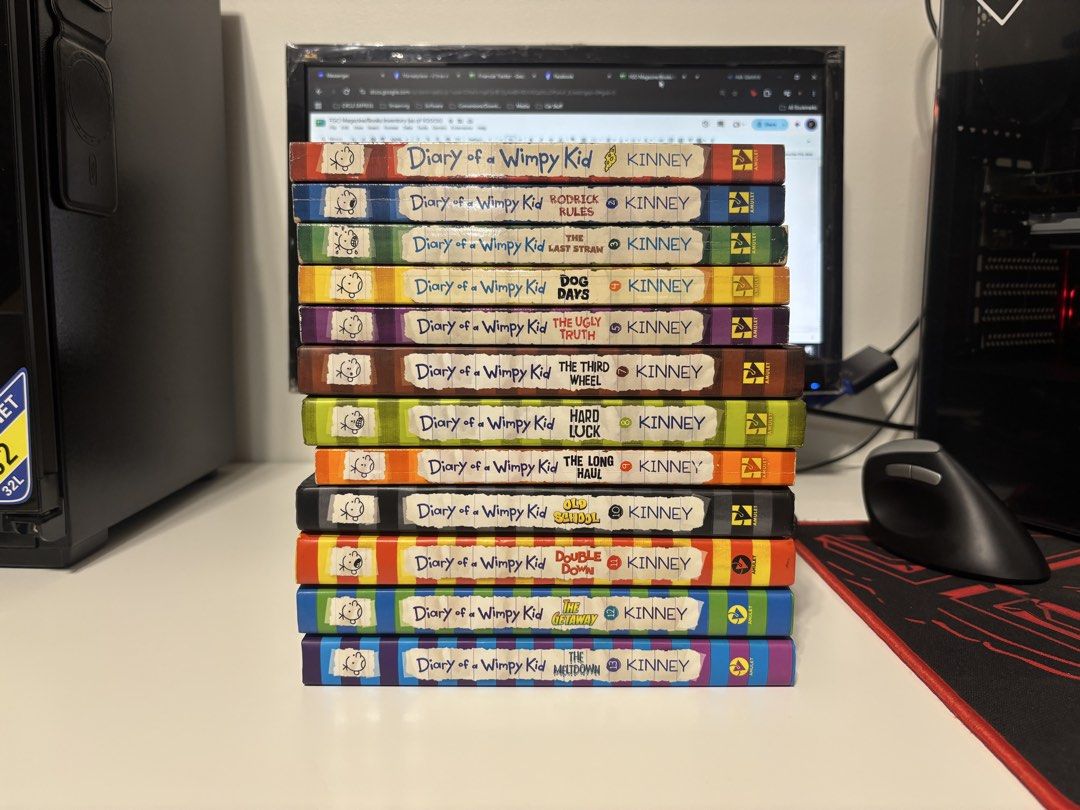 Diary of a Wimpy Kid Books (Category: Storybooks) located in San Juan City. Submitted by frnzong (Listing ID 1463435924, Image 1). Description: Diary of a Wimpy Kid Books Good condition ₽200 each Greenhills loc.