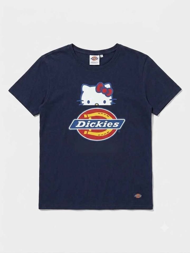 Dickies x Hello Kitty Navy Blue T-shirt (Category: Tshirts & Polo Shirts ) located in Caloocan City. Submitted by silverdragon_aaed38 (Listing ID 1463493877, Image 1). Description: Dickies X Hello Kitty Price 350+SF Color rate 9 complete tags Size Medium.