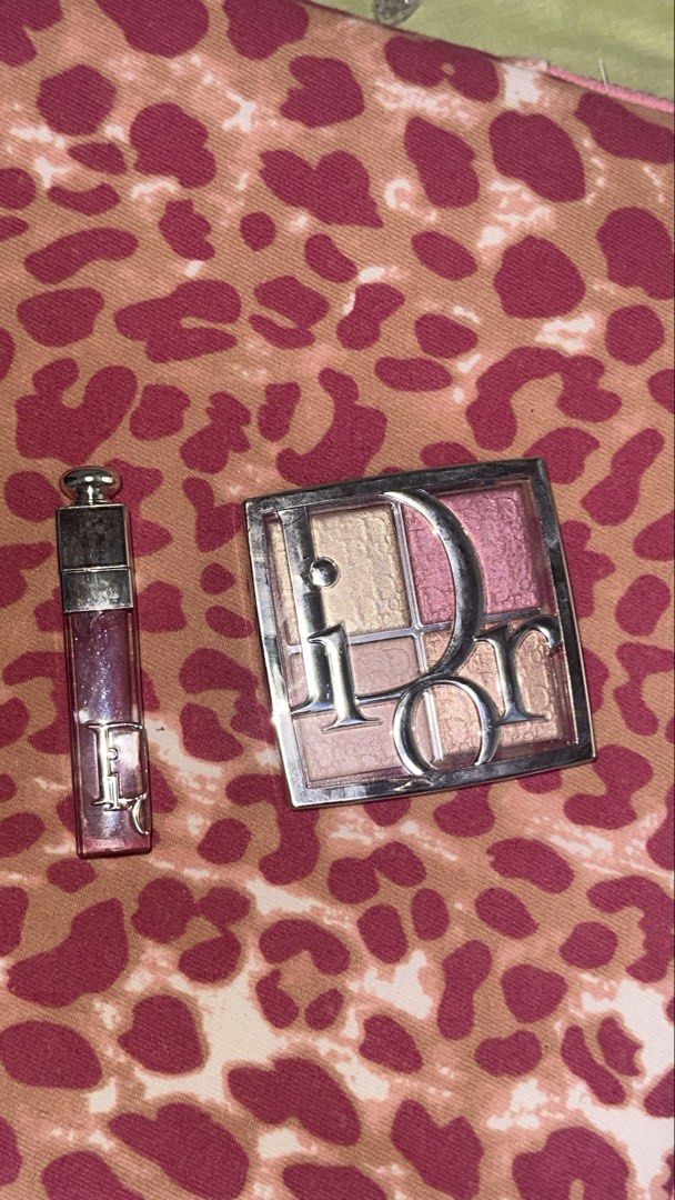 Dior Backstage Glow Face Palette & Lip Maximizer (Category: Makeup) located in Makati City. Submitted by tatiiix (Listing ID 1463379763, Image 1). Description: Pls Read: - Lightly used. STILL IN GREAT CONDITION. Bought in the US. - Lip gloss only = 2200 Orig Price = $47 - Palette only = 2800 Orig Price = $50 - Bought as set = 4300 - Authentic Dior Backstage Glow Face Palette in shade 001 Universal Rose Gold Glow - Includes Dior Addict Lip Maximiz