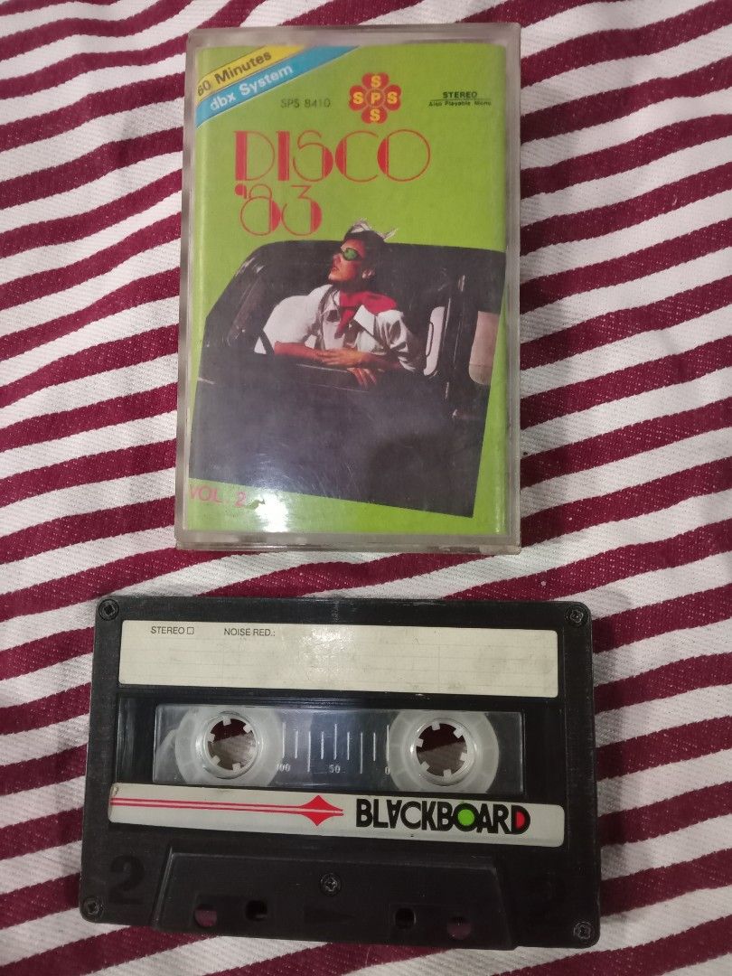 DISCO '83 VOL.2 CASSETTE TAPE (Category: Portable Audio Accessories) located in Valenzuela. Submitted by tapeheads90s (Listing ID 1463447047, Image 1). Description: cassette tape tested playable case not graded 1st to pay add shipping fee via J&T lalamove mop: gcash valenzuela city.