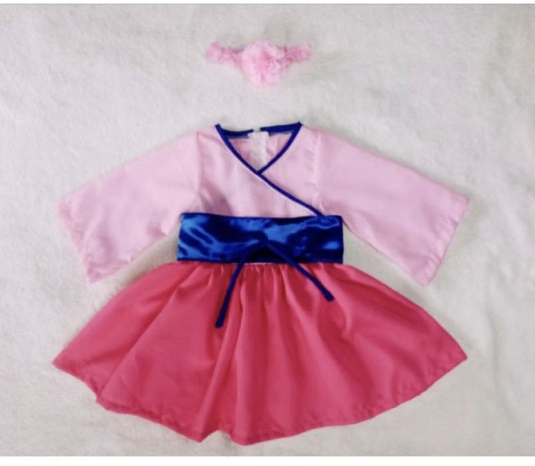 Disney Princess Mulan milestone outfit (Category: Babies & Kids Fashion) located in Manila. Submitted by xilala22 (Listing ID 1463335371, Image 1). Description: good condition 6-12mos size #milestone #milestoneoutfit #baby.