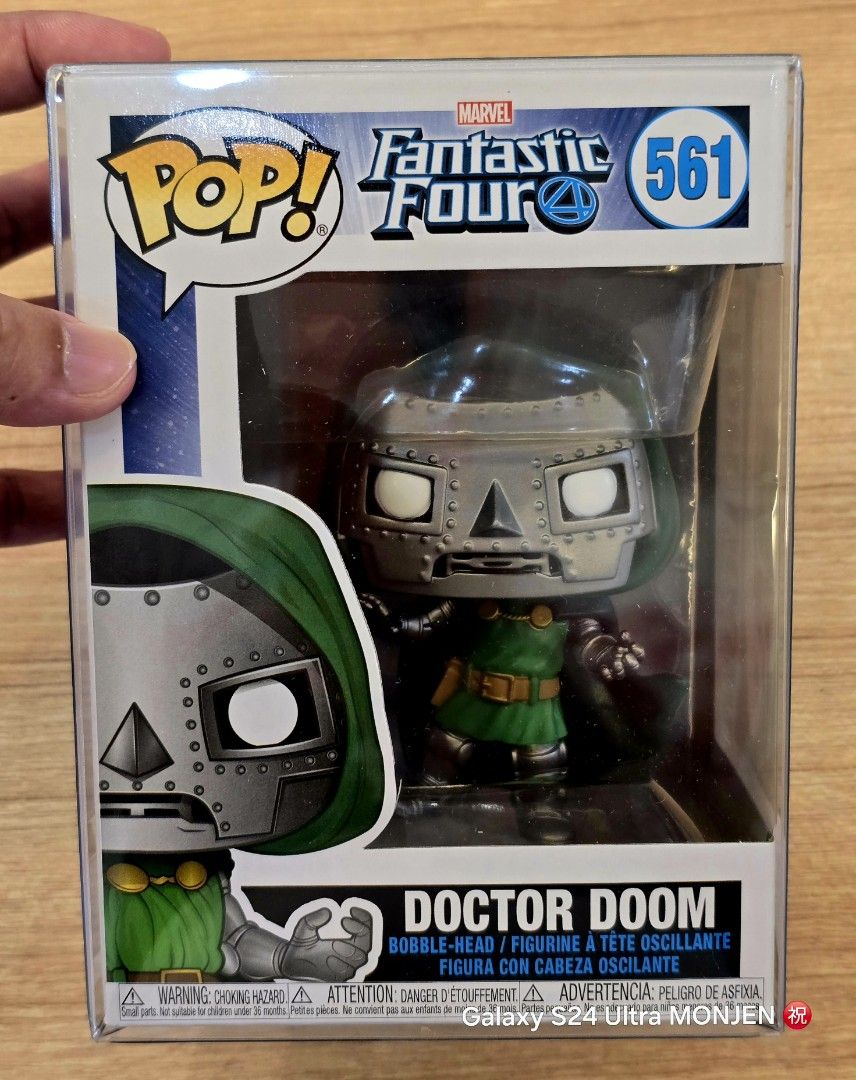 DOCTOR DOOM 🔥 (Category: Designer & Blind Box Toys) located in Pasay City. Submitted by monjentoysandcollectibles (Listing ID 1463536003, Image 1). Description: Marvel DOCTOR DOOM 🔥 F4 pop 561 Mint Good Box Sealed New with protector ✅️ Price: 3499 | GCash | PASAY/GREENHILLS Pickup Shipping Lalamoves Grabs LBC 🔴.