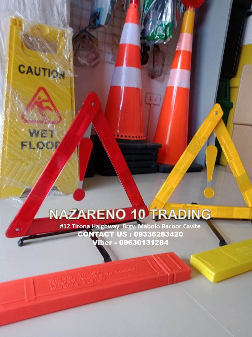 EARLY WARNING DEVICE REFLECTIVE (Category: Looking For) located in Bacoor. Submitted by kajezame.2021 (Listing ID 1463338536, Image 1). Description: EARLY WARNING DEVICE REFLECTIVE For More Details and Discount Contact Ms. Karen NAZARENO 10 TRADING 0963 0131 284 0933 6283 420 0956 7028 557 0933 8559 510 Landline: Look for Ms. Karen (046 ) 416 3920 Also available: • Traffic cone • Parking Block stopper • Hooded trash bin • Road Plastic Barrier • S