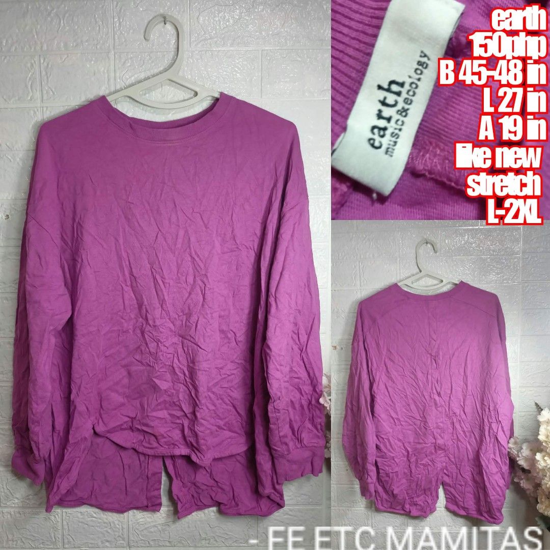 Earth purple pullover Longsleeve L2XL (Category: Longsleeves) located in Santa Maria. Submitted by usbrands1987 (Listing ID 1463465760, Image 1). Description: .