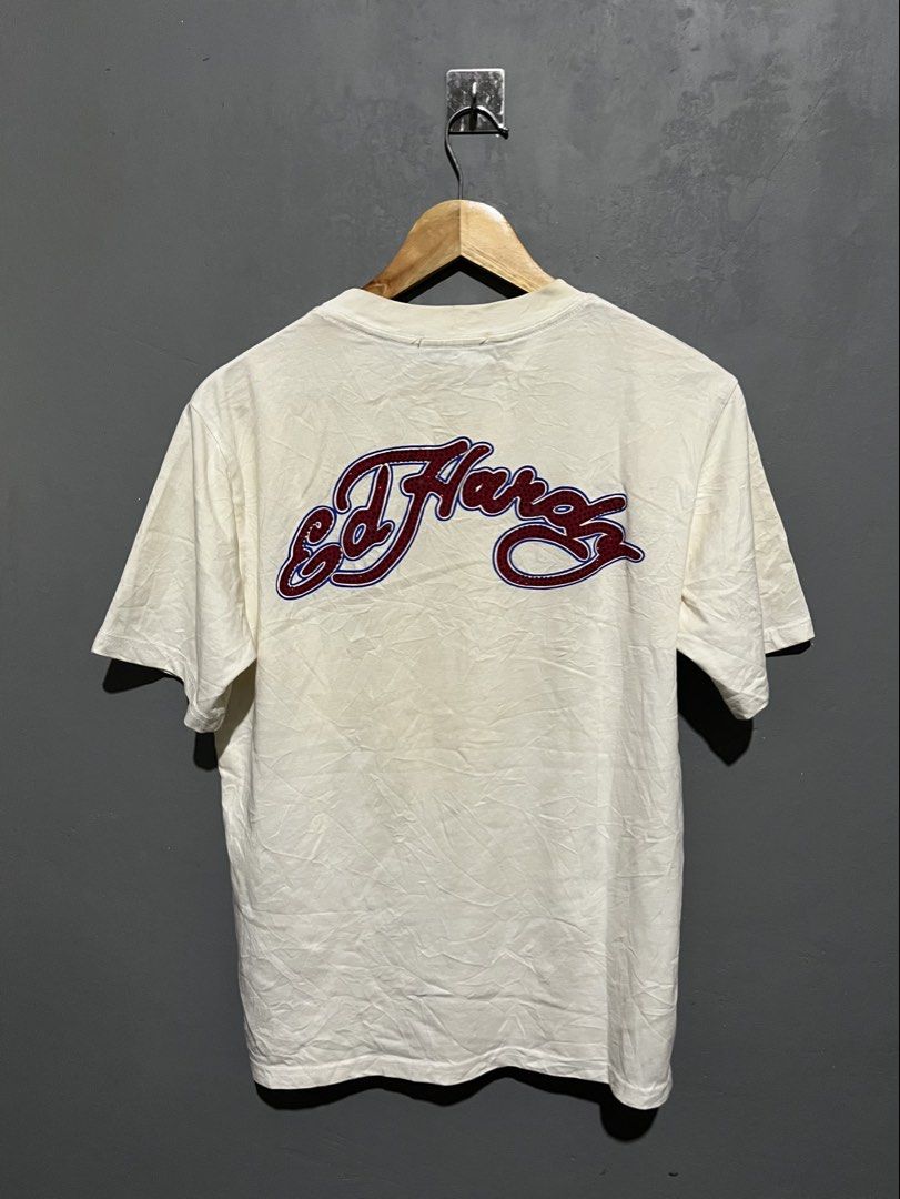 ED HARDY Y2K DESIGN (Category: Tshirts & Polo Shirts ) located in Lucena. Submitted by mddlchld (Listing ID 1463374666, Image 2). Description: ED HARDY Y2K DESIGN AUTHENTHIC / LEGIT SIZE MEDIUM ON TAG VERY GOOD CONDITION COLOR RATE: 9/10 ISSUE: NEED WASH ₱850.