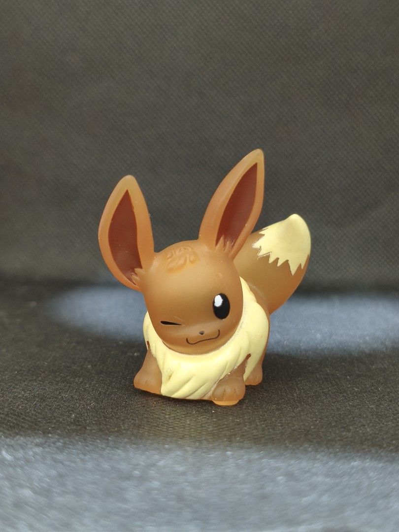 Eevee - Finger Puppet Clear Version (Bandai) (Category: Designer & Blind Box Toys) located in Pasig City. Submitted by poke_knick_knacks (Listing ID 1463484252, Image 1). Description: 📌 PLEASE READ BEFORE BUYING Posted item/s are pre-loved. Minor flaws such as discoloration, dust, scratches, paint chips, loose stitches, or pen markings may be present. Please manage expectations. 🔍 WYSIWYG (What You See Is What You Get) • All photos posted are t