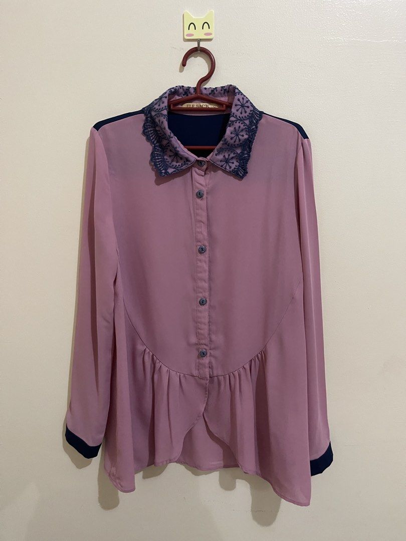 Elf Sack Chiffon Blouse (Category: Blouses) located in San Jacinto. Submitted by lovedbylou.ph (Listing ID 1463421911, Image 1). Description: •best fits medium.