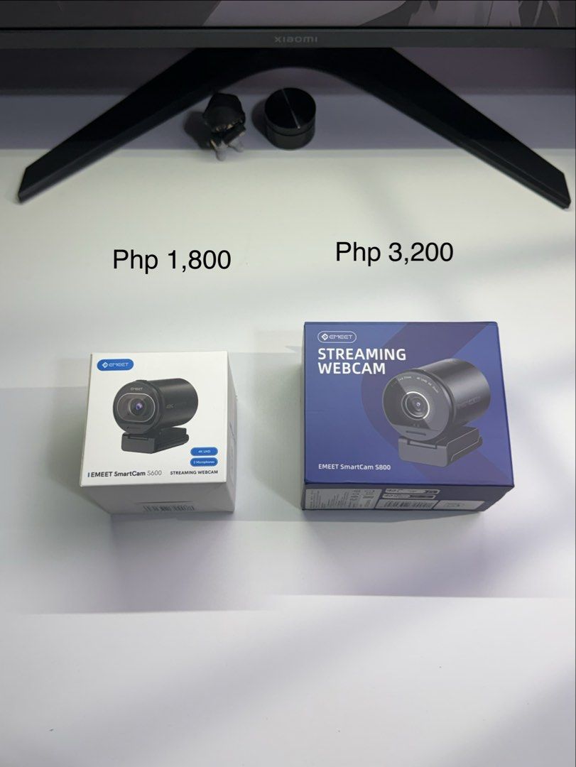 Emeet webcam (Category: Webcams) located in Manila. Submitted by kinggg24 (Listing ID 1463349947, Image 1). Description: Clearing out some extra tech and accessories! Disclaimer for all items: • Items have been opened and tested once only. (BINUKSAN LANG PARA I-CHECK) WAG BURAUTIN Price indicated. • No warranty, returns, or after-sales guarantee will be provided. Fixed price. For pickup and delivery via Lalamove only Mandaluyong loc.