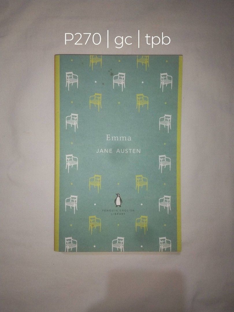Emma - Jane Austen (Penguin English Library) (Category: Storybooks) located in Oas. Submitted by tbbt.books (Listing ID 1463545562, Image 1). Description: MOP: GCash (PAYO, no COD) MOD: JnT only (sf shouldered by buyer) Loc: Albay.