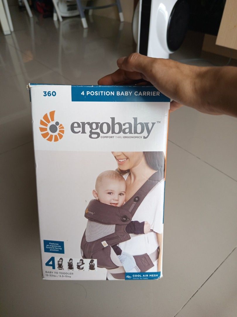 Ergobaby 360 4 Position Baby Carrier (Category: Carriers & Slings) located in Manila. Submitted by clutter_qc (Listing ID 1463409743, Image 1). Description: RFS: De cluttering.