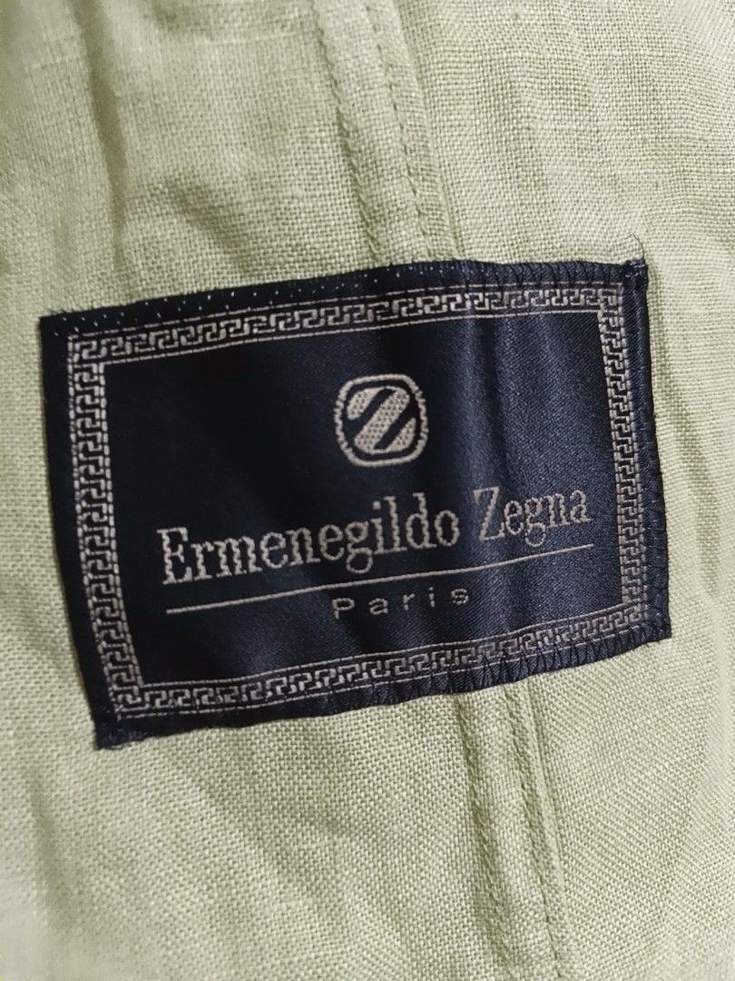Ermenegildo Zegna (Category: Luxury Apparel) located in Taguig. Submitted by nextflip (Listing ID 1463345312, Image 3). Description: teaser only 1 linen blazer 2 pants 3 shirts.