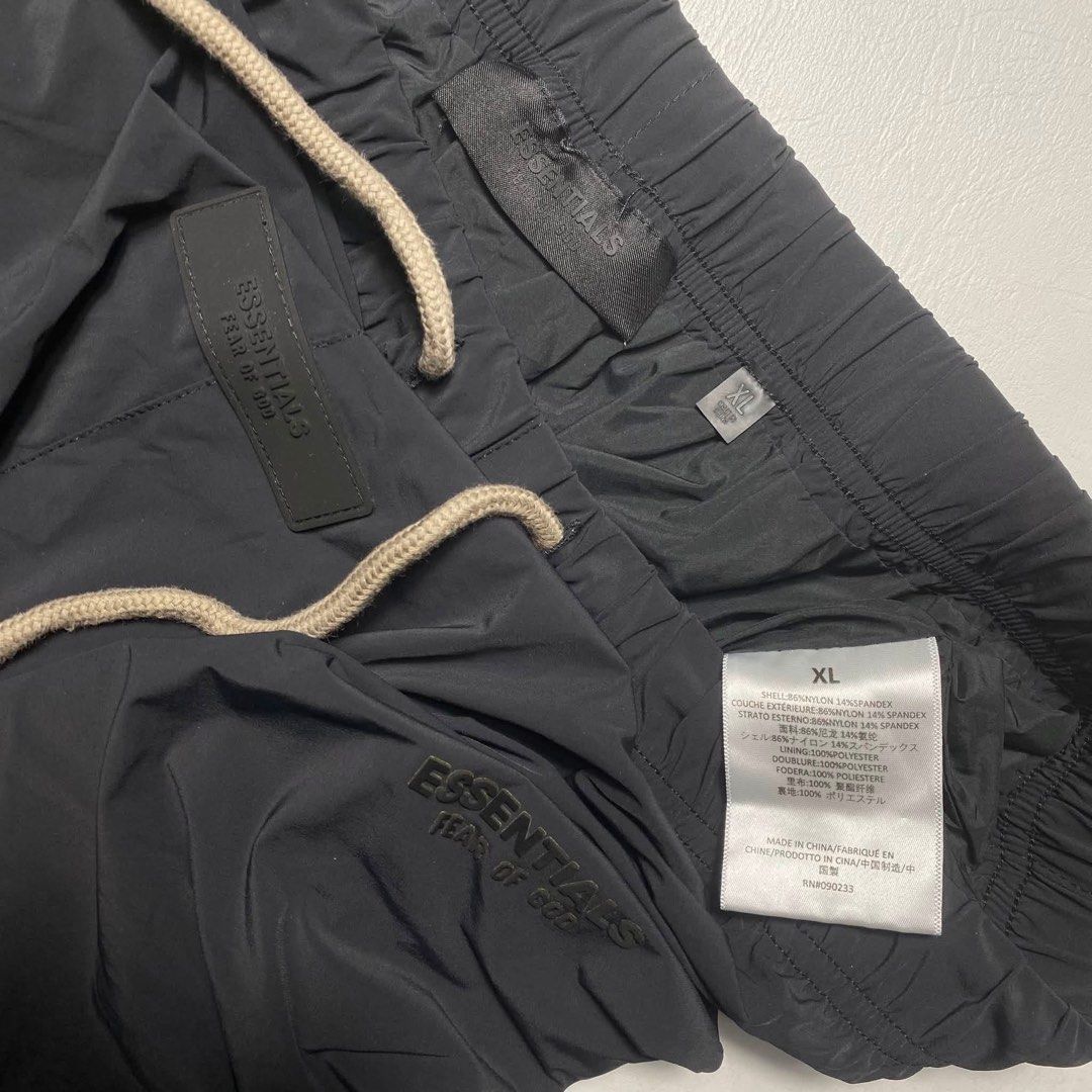 ESSENTIALS NYLON RUNNING SHORTS (Category: Shorts) located in Manila. Submitted by valuable_rags (Listing ID 1463526048, Image 3). Description: ESSENTIALS NYLON RUNNING SHORTS CONDITION : EXCELLENT SIZE : EXTRA LARGE DIMENSIONS: W34-36 x L16 ISSUE: NONE .