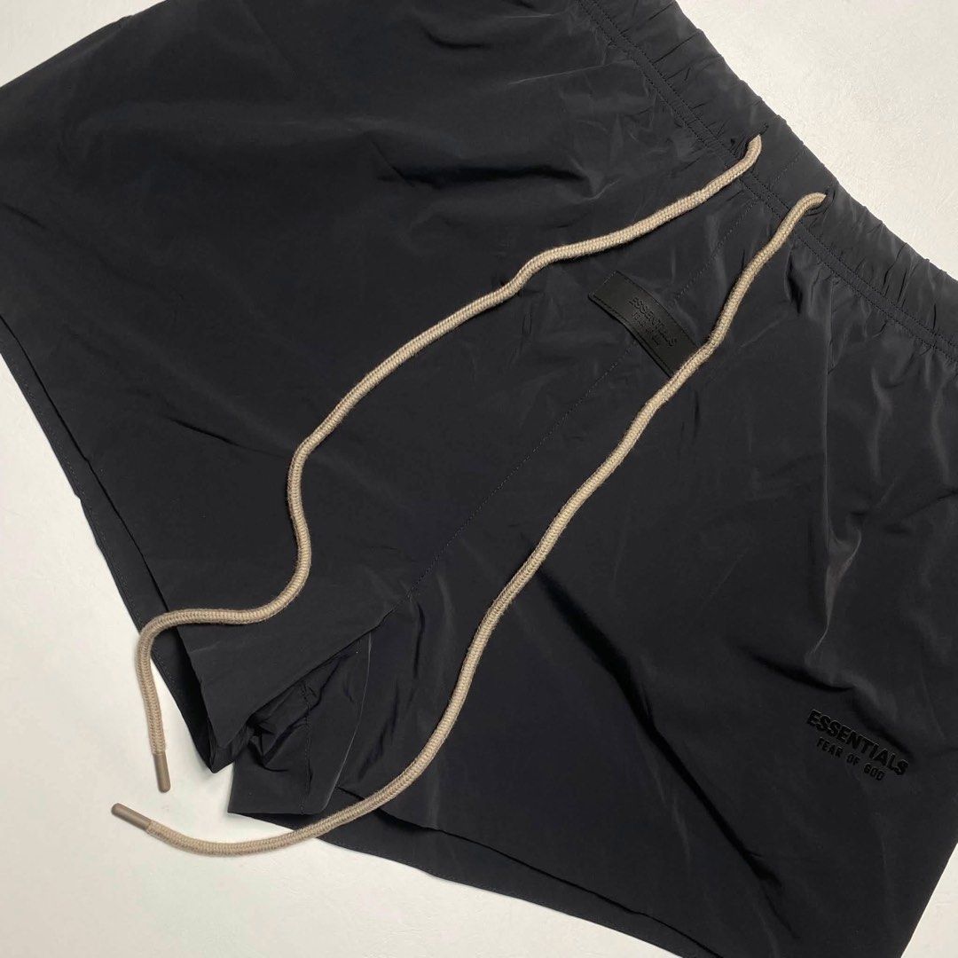ESSENTIALS NYLON RUNNING SHORTS (Category: Shorts) located in Manila. Submitted by valuable_rags (Listing ID 1463526048, Image 2). Description: ESSENTIALS NYLON RUNNING SHORTS CONDITION : EXCELLENT SIZE : EXTRA LARGE DIMENSIONS: W34-36 x L16 ISSUE: NONE .
