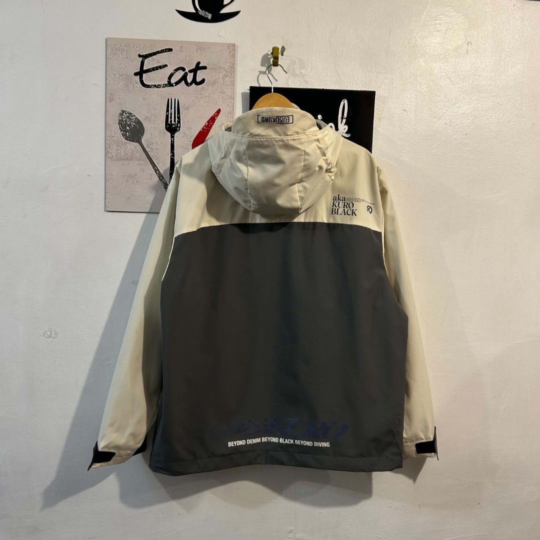 Evisu Kuro 23SS PatchWork Windbreaker (Category: Coats, Jackets and Outerwear) located in Quezon City. Submitted by streetwearandluxph (Listing ID 1463327949, Image 2). Description: Evisu Kuro 23SS PatchWork Windbreaker.