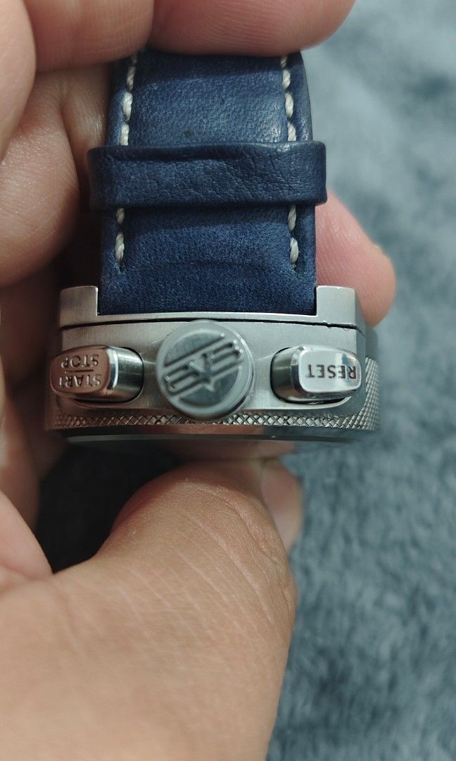Extremely Rare Boomberg Bolt-68 (Category: Men's Watches) located in Cebu City. Submitted by aceoftime (Listing ID 1463494524, Image 3). Description: In good working condition Swiss Made Analog multifunction quartz movt with retrograde date display Beautiful Bullhead Design All in stainless steel Watch only Our Guarantee: 💯 Authentic All watches are checked by our experienced technician to ensure good functionality Please manage your expectation