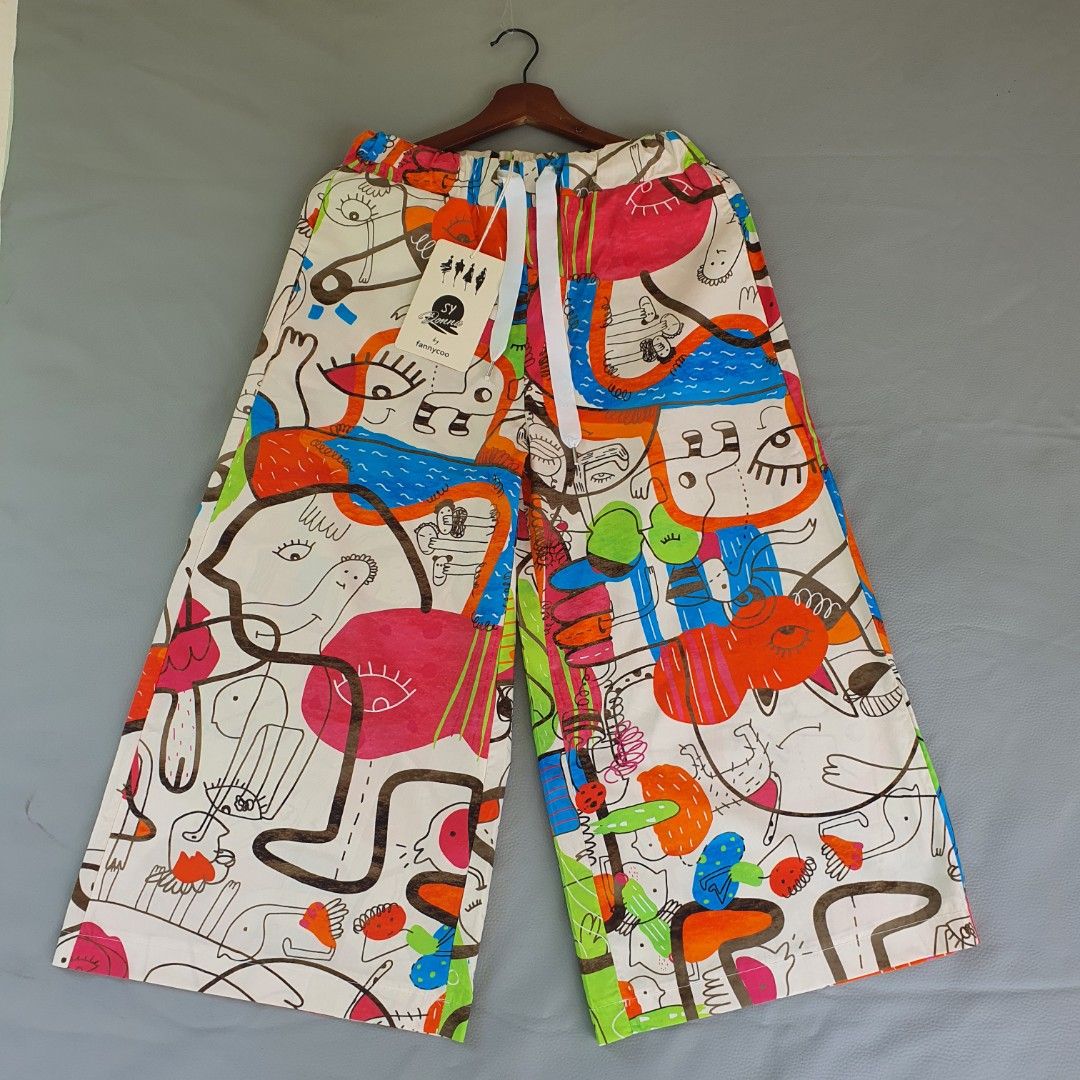 Fannycoo. Pants - Funky Cartoon Print (Category: Other Bottoms) located in Laoag. Submitted by soukay (Listing ID 1463369252, Image 1). Description: - Fun all-over cartoon print - Comfortable elastic waistband - Ideal for casual wear or a unique statement piece - Stand out with this unique design.