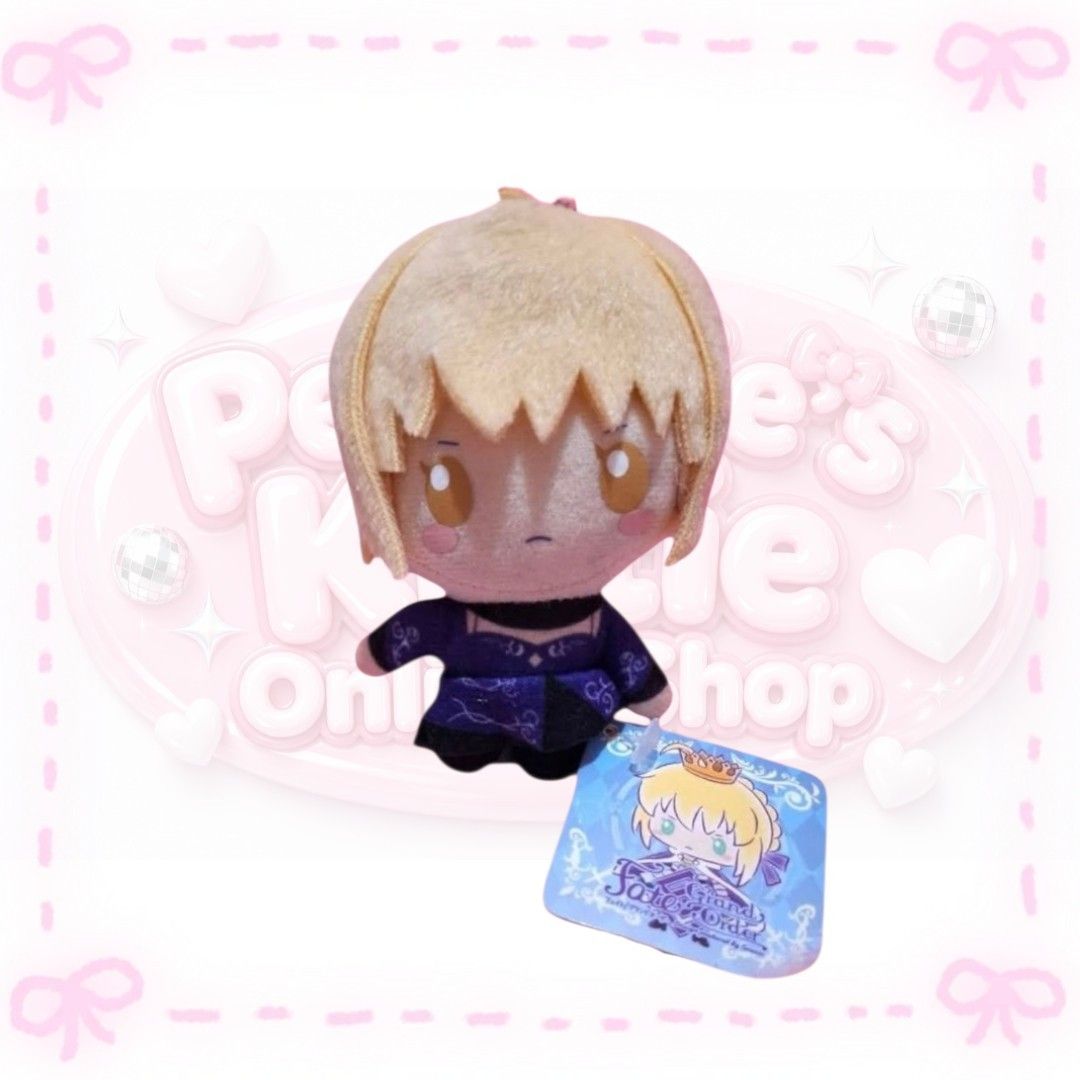 Fate/Grand Order Saber Plush Toy (Category: Plushies & Soft Toys) located in Sorsogon. Submitted by mitchelle0425 (Listing ID 1463491919, Image 1). Description: - Cute Saber plush toy - From the popular Fate/Grand Order series - Includes original tag - Soft and huggable material - Ideal for display or cuddling - Perfect gift for any Fate/Grand Order fan.