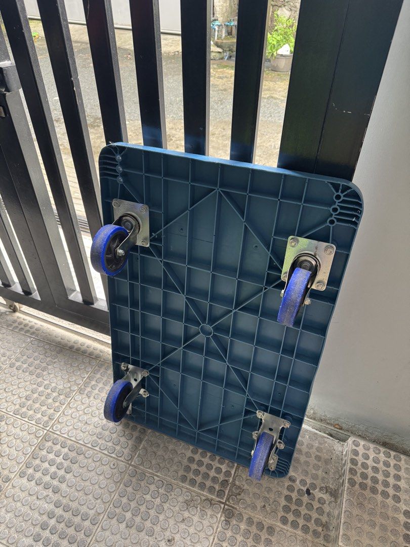 foldable trolley cart - heavy duty (steel) (Category: Everything Else Others) located in Marikina City. Submitted by whotfis_jaja (Listing ID 1463407813, Image 2). Description: lightly used, it’s perfectly fine with complete inclusions of ropes MOP - Maribank - BDO MOD - lalamove - J&T.