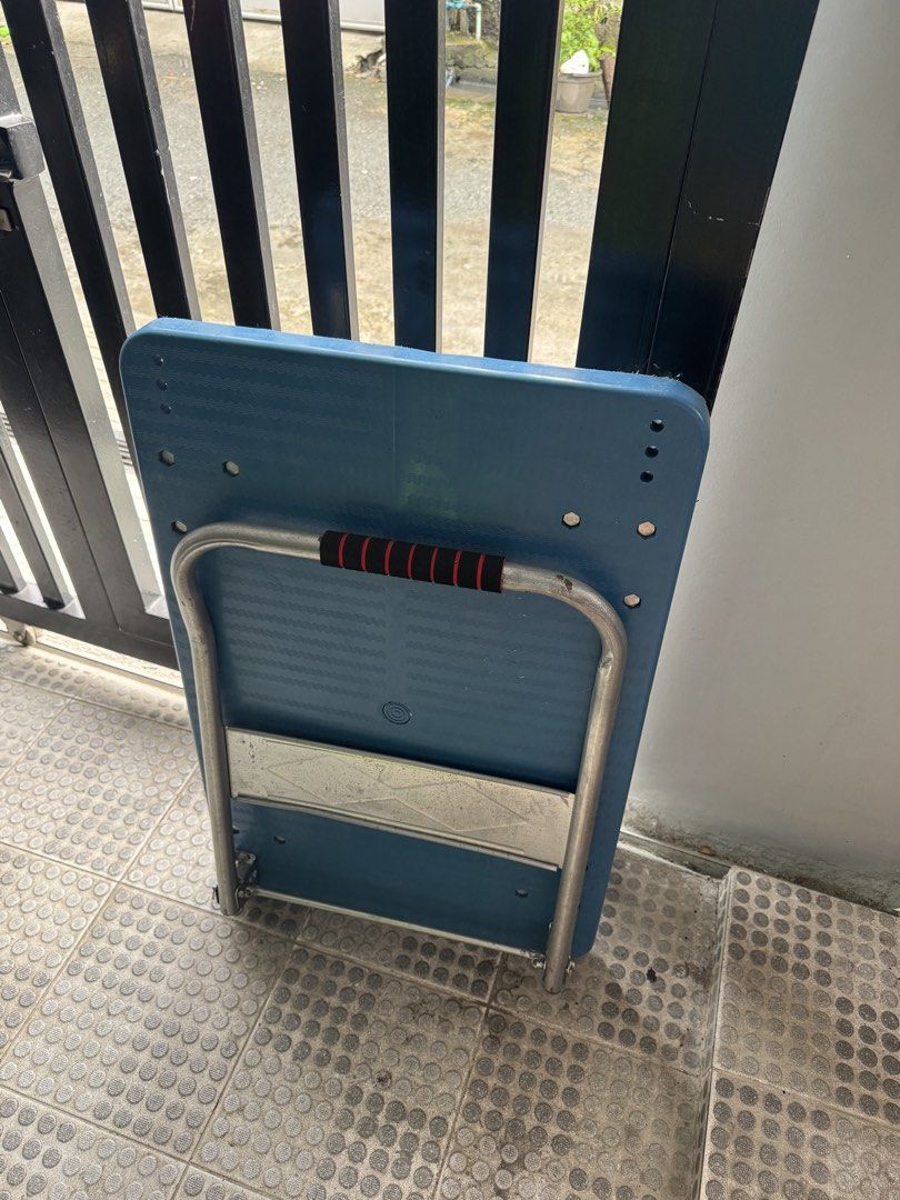 foldable trolley cart - heavy duty (steel) (Category: Everything Else Others) located in Marikina City. Submitted by whotfis_jaja (Listing ID 1463407813, Image 1). Description: lightly used, it’s perfectly fine with complete inclusions of ropes MOP - Maribank - BDO MOD - lalamove - J&T.