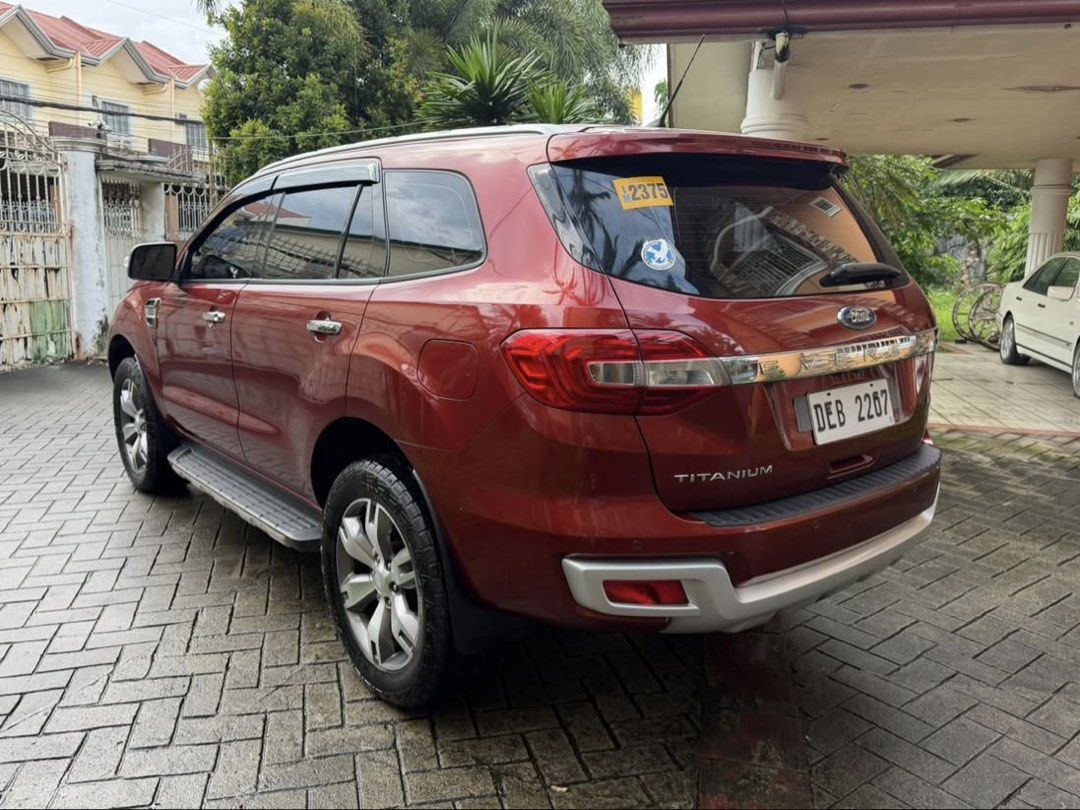 Ford Everest (Category: Used Cars) located in Lipa City. Submitted by alysjunk (Listing ID 1463346631, Image 3). Description: 2016 Ford Everest Titanium 4x2 Automatic Transmission No accidents or repaint Registered / Complete papers (first owner) 💰680,000 📍Lipa City, Batangas.