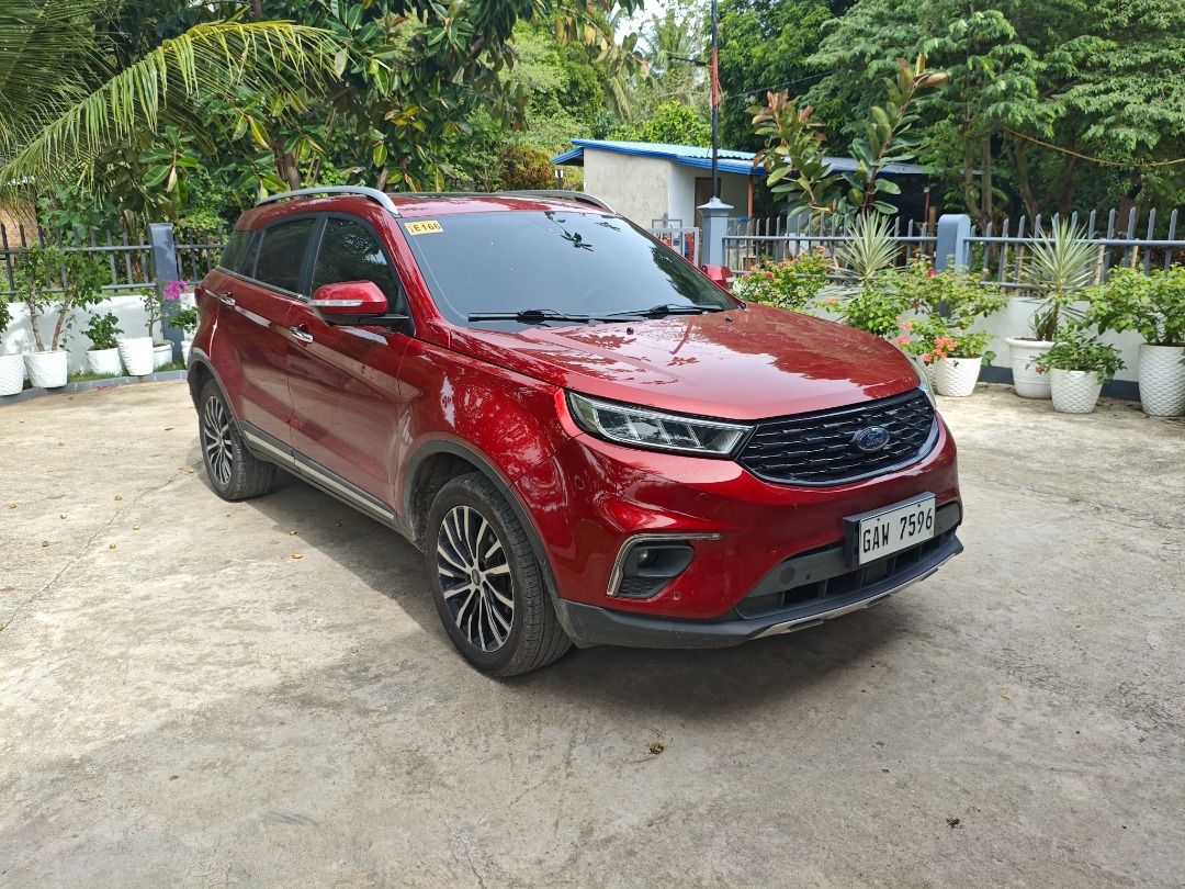 Ford Territory Titanium Auto (Category: Used Cars) located in Cebu City. Submitted by pawel82 (Listing ID 1463334116, Image 1). Description: 2022 Ford Territory Titanium – ₱650,000 Location: Bogo City, Cebu Engine: 1.5L EcoBoost Turbo – 141 hp / 225 Nm Transmission: CVT with Sport Mode Mileage: 50,000 km Color: Red Metallic Wheels: 235/50 R18 Ground Clearance: 180 mm First owner Lady driven Always garaged Very good condition Well maintained .