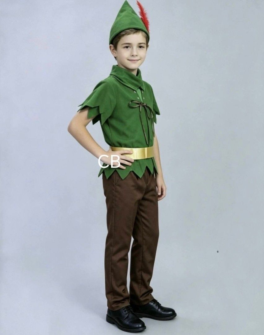 Forest Peterpan Costume For Kids (Category: Babies & Kids Fashion) located in Manila. Submitted by viashop02 (Listing ID 1463485170, Image 3). Description: Forest Peterpan Costume For Kids ✅ Included : Top,Pants,Belt And Hat ✅ Price: ₱800 ✅Size: (3-5yrs)(5-7yrs)(7-9yrs) Actual photo is posted Onhand all Items no customize Made in Bangkok ✅ Cash on delivery via lalamove ✅ Pm for more information,,,.