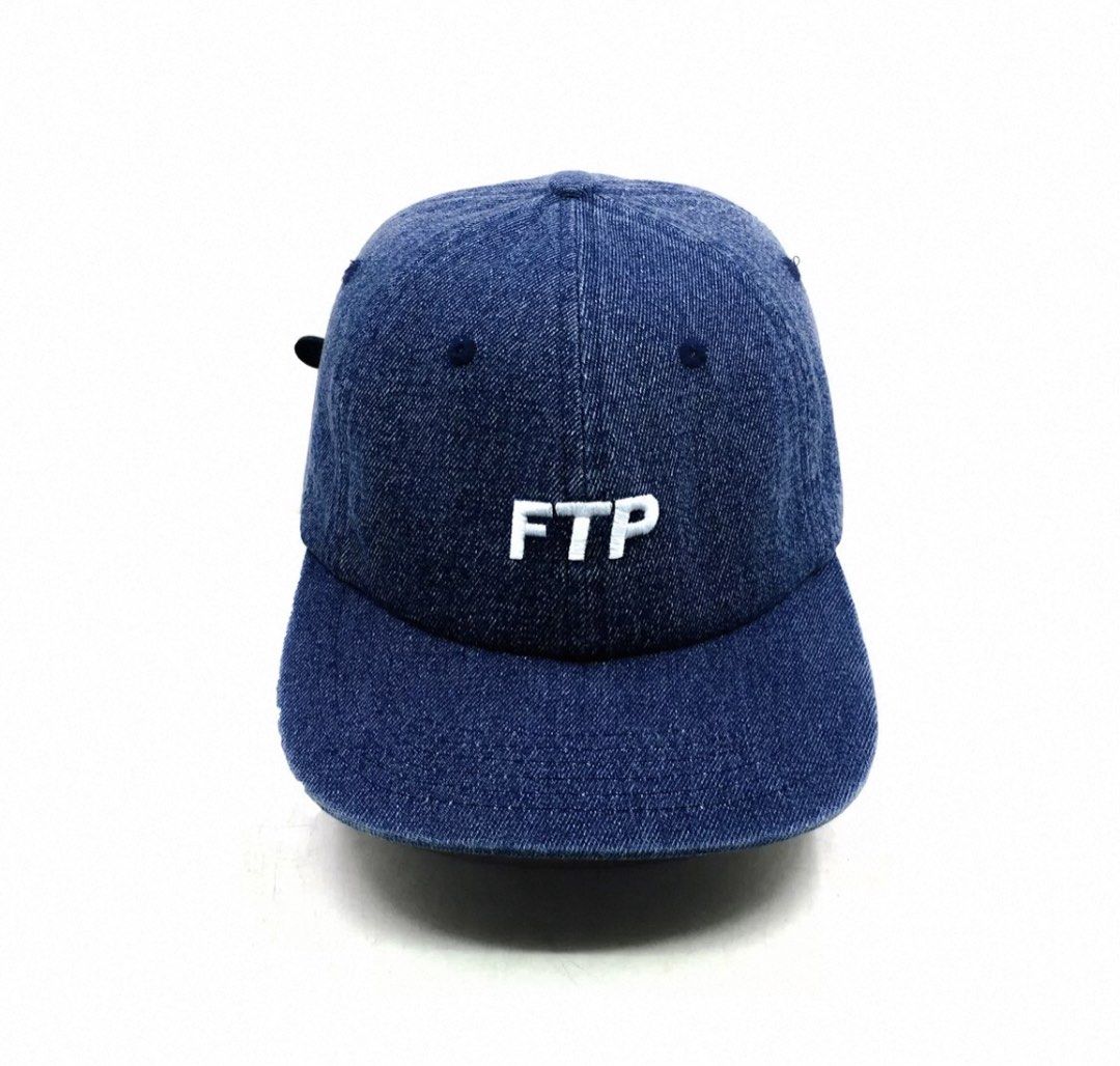 FTP "Fuck The Population" Denim Baseball Cap (Category: Caps & Hats) located in Agdangan. Submitted by theftpplug (Listing ID 1463467479, Image 1). Description: - Classic dad hat style denim baseball cap - "FTP" embroidered on the front - "Fuck The Population" embroidered on the back - Adjustable strap closure for a custom fit - Ideal for everyday casual wear Pre order 3500.