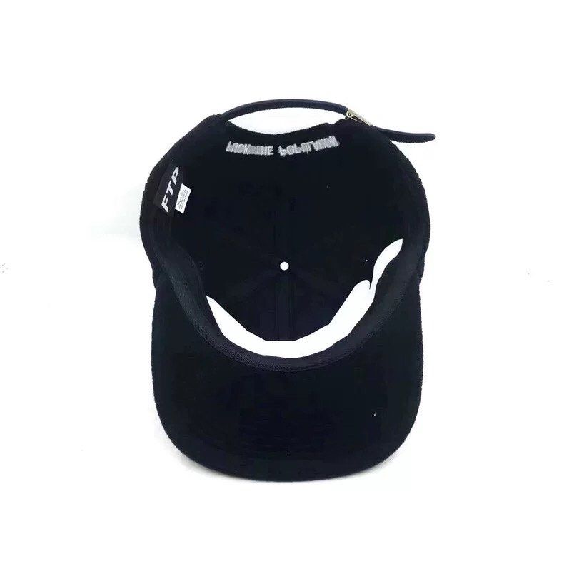 FTP Wool Hats (Category: Caps & Hats) located in Agdangan. Submitted by theftpplug (Listing ID 1463467155, Image 2). Description: - Black corduroy FTP cap - Embroidered white 'FTP' logo on front - 'Fuck The Population' text embroidered on back - Adjustable strap closure - Ideal for everyday wear Pre order 3500.