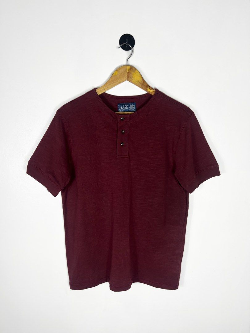 Full House Denim - Henley Shirt Maroon (Category: Tshirts & Polo Shirts ) located in Bacolod City. Submitted by nodaysoff (Listing ID 1463552539, Image 1). Description: Full House Denim - Henley Shirt Maroon - Authentic Measures: 20x28 | Medium Excellent condition No flaws ₱880.