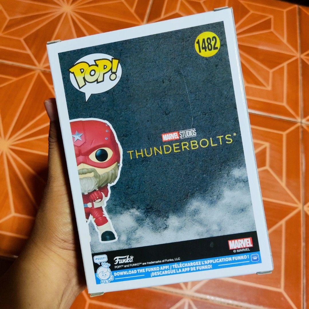 Funko Pop Marvel Red Guardian 1482 Thunderbolts (Category: Figurines & Statues) located in San Jacinto. Submitted by ratedrnavarro11 (Listing ID 1463481682, Image 2). Description: - Funko Pop! Figure - Character: Red Guardian - Series: Marvel Studios Thunderbolts - Item Number: 1482 - Iconic suit design - Perfect addition to any Marvel collection - Brand new collectible.