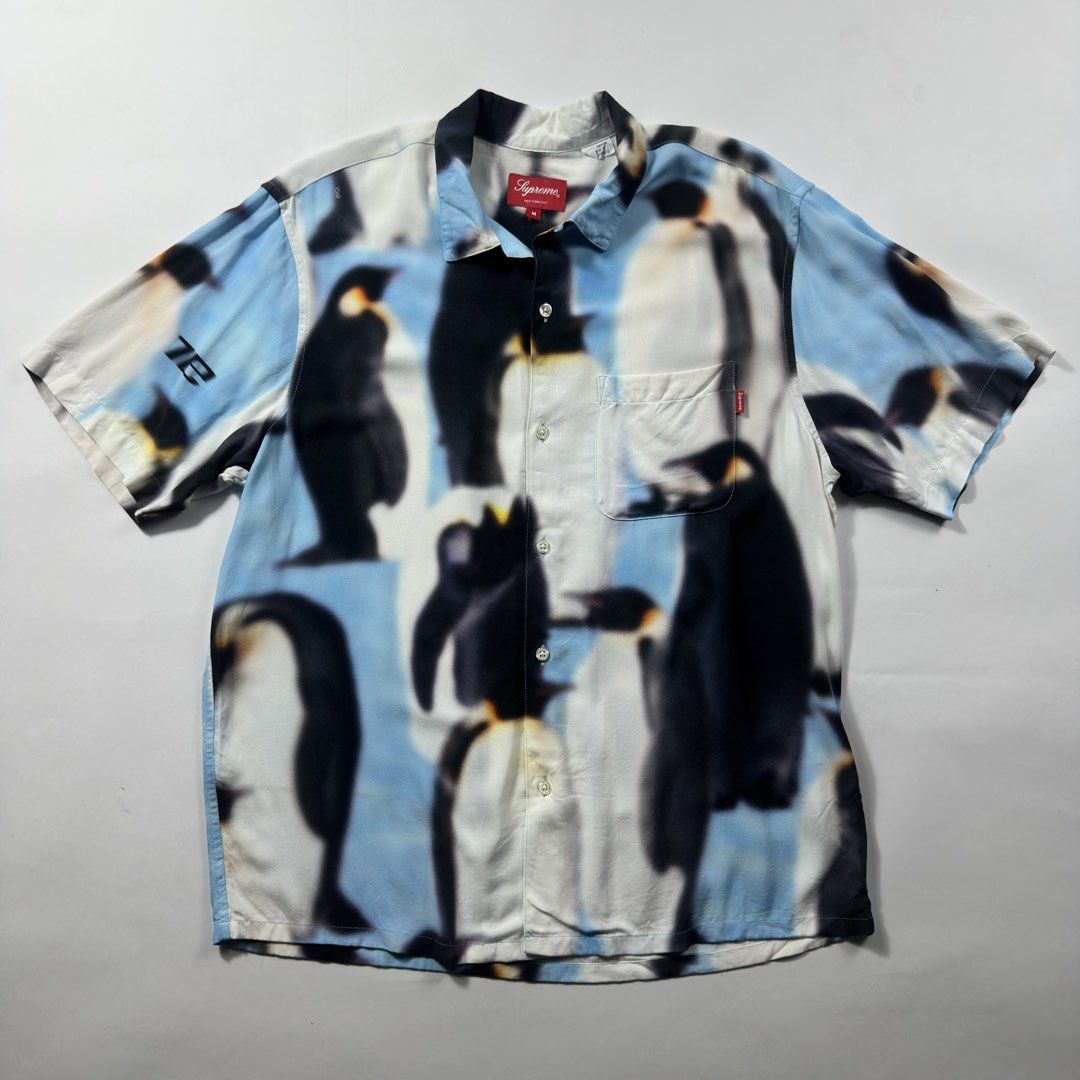 FW20 - Penguins - S/S Rayon Shirt (Category: Luxury Apparel) located in Manila. Submitted by whitemarket. (Listing ID 1463546885, Image 1). Description: .