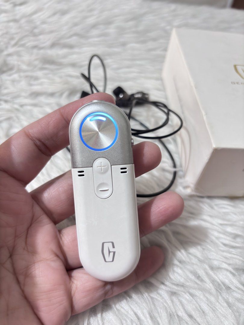 Geniesori 2 Personal Hearing Voice Amplifier (Category: Visual & Hearing Aids) located in Paranaque City. Submitted by dalle_closet (Listing ID 1463376782, Image 2). Description: Designed as a personal hearing assistive device to amplify and clarify speech and daily sounds for seniors or individuals with mild hearing loss. made in korea with bluetooth function.