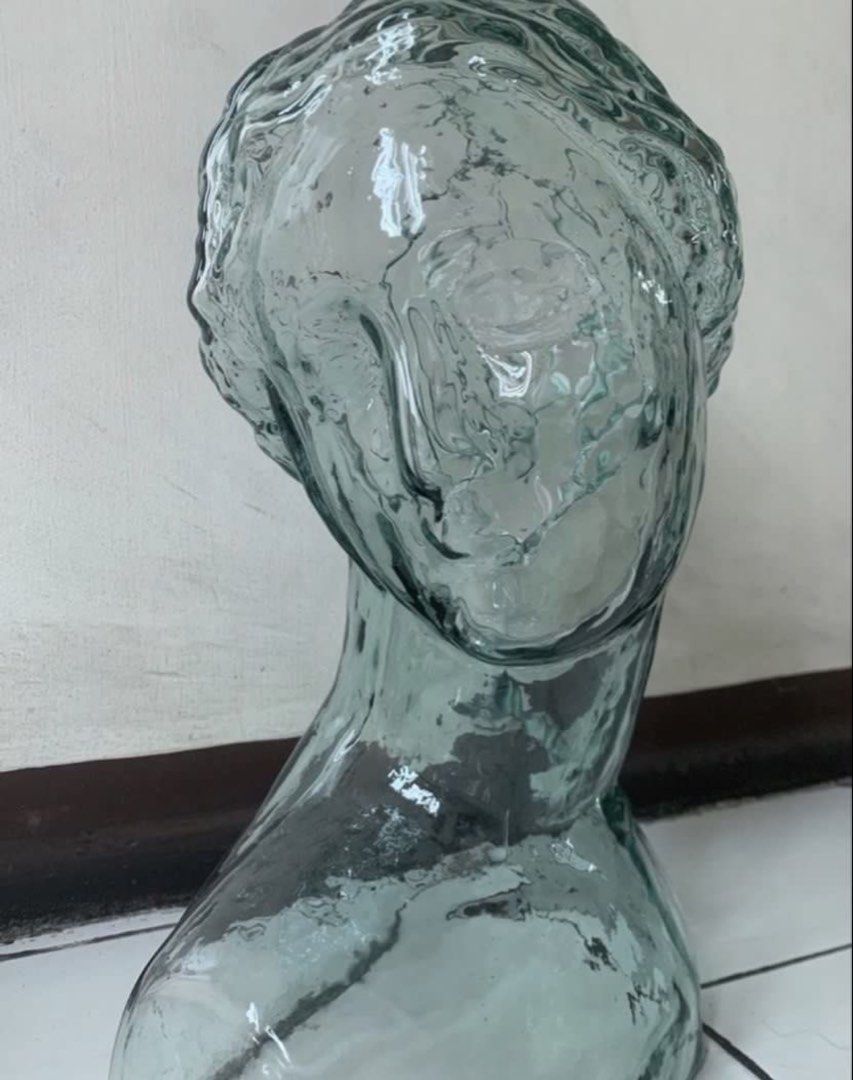 Glass Aphrodite Bust Decor (Category: Other Home Decor) located in Taguig. Submitted by frank63studio (Listing ID 1463516689, Image 3). Description: Glass Aphrodite Bust Decor 2,850php each 4 pcs available height 16” lenght 11” width 8” Delivery via lalamove Payment thru bank transfer.