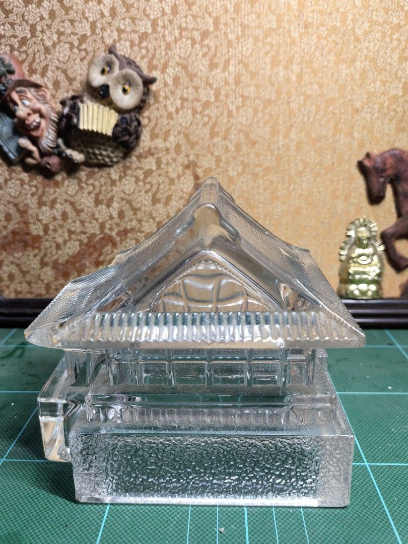 Glass Pagoda Figure (Category: Other Home Decor) located in Cebu City. Submitted by dudes_villanueva (Listing ID 1463338639, Image 3). Description: Glass Pagoda Figure In excellent condition - no cracks or chips L12cm x W10cm x H11cm.