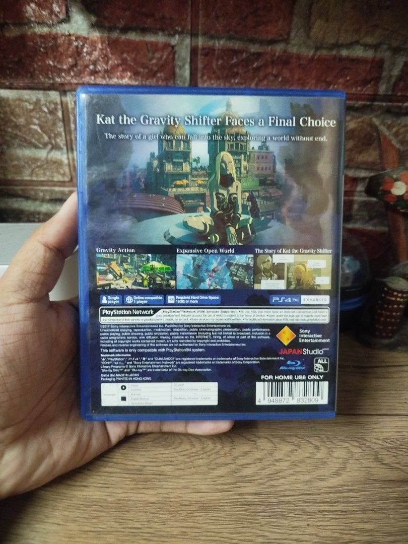 Gravity Rush 2 PS4 Game (Category: PlayStation) located in Binan City. Submitted by pumpkiiin02 (Listing ID 1463346507, Image 2). Description: - Gravity Rush 2 for PlayStation 4 - Explore an expansive open world - Experience unique gravity action gameplay - Follow Kat's final story arc Can trade to Gravity Rush Remastered.