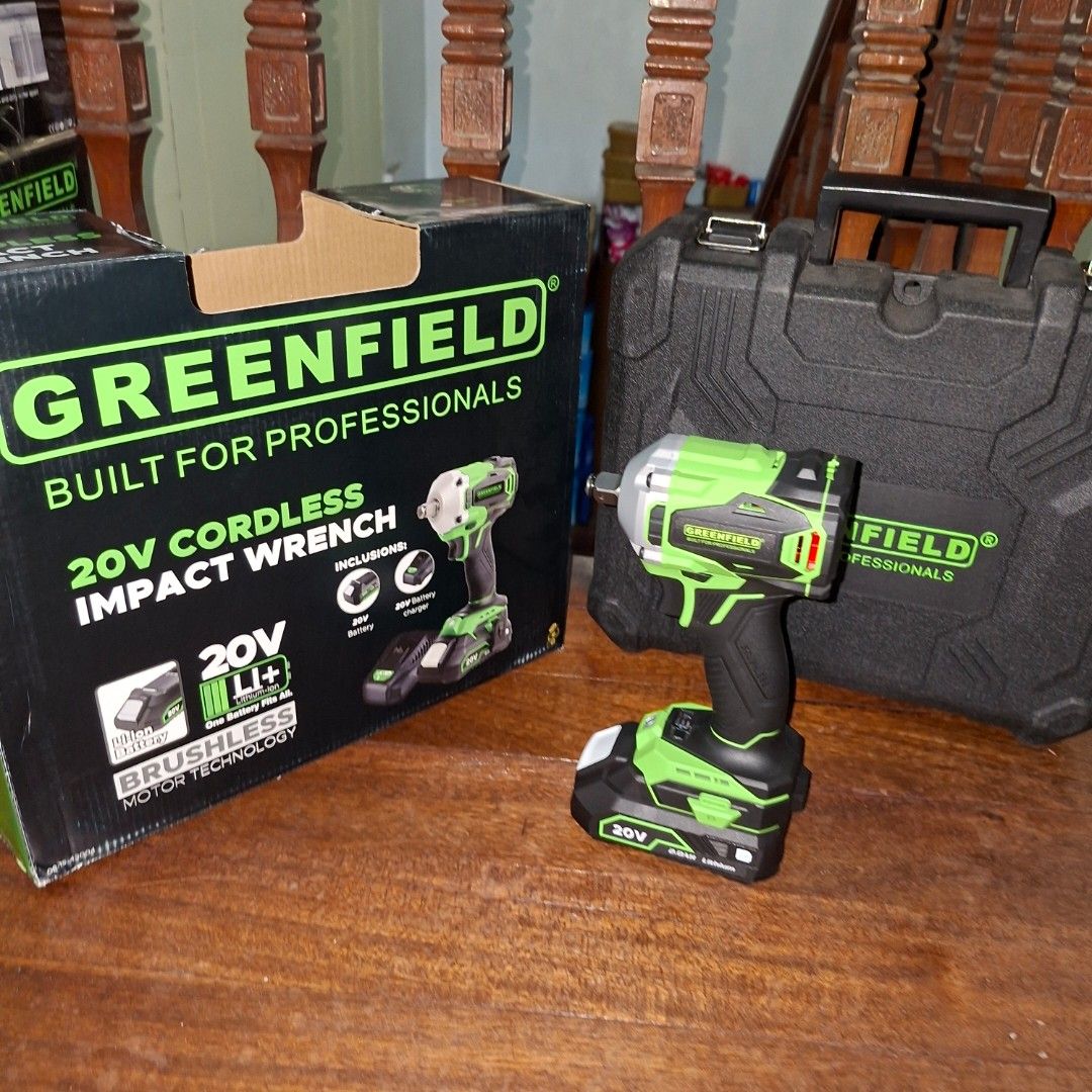 Greenfield 20v cordless impact wrench (Category: Craft Supplies & Tools) located in Manila. Submitted by mr.fast (Listing ID 1463337901, Image 3). Description: .