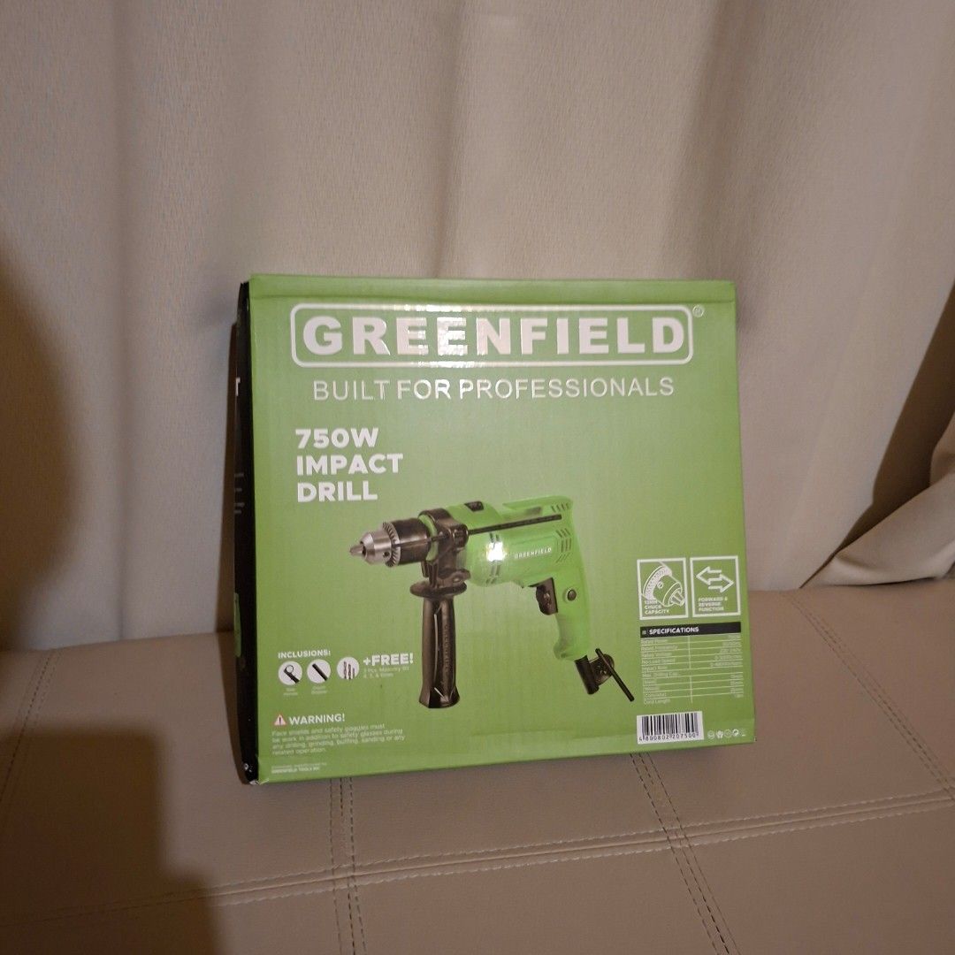 Greenfield 750w impact drill barena (Category: Cleaning Tools & Supplies) located in Manila. Submitted by mr.fast (Listing ID 1463337586, Image 3). Description: .