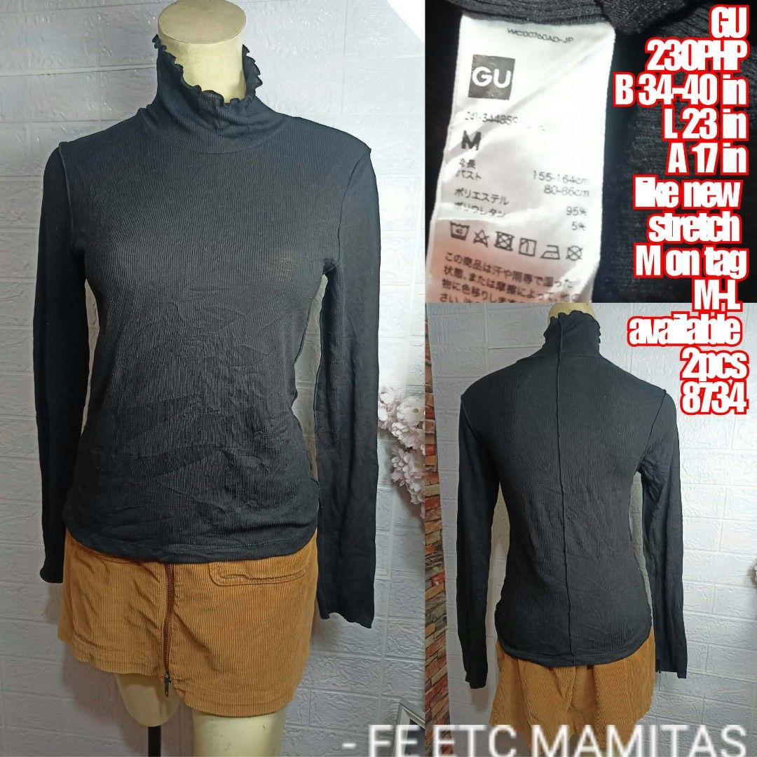 GU Black turtleneck Longsleeve (Category: Longsleeves) located in Santa Maria. Submitted by usbrands1987 (Listing ID 1463471744, Image 1). Description: .