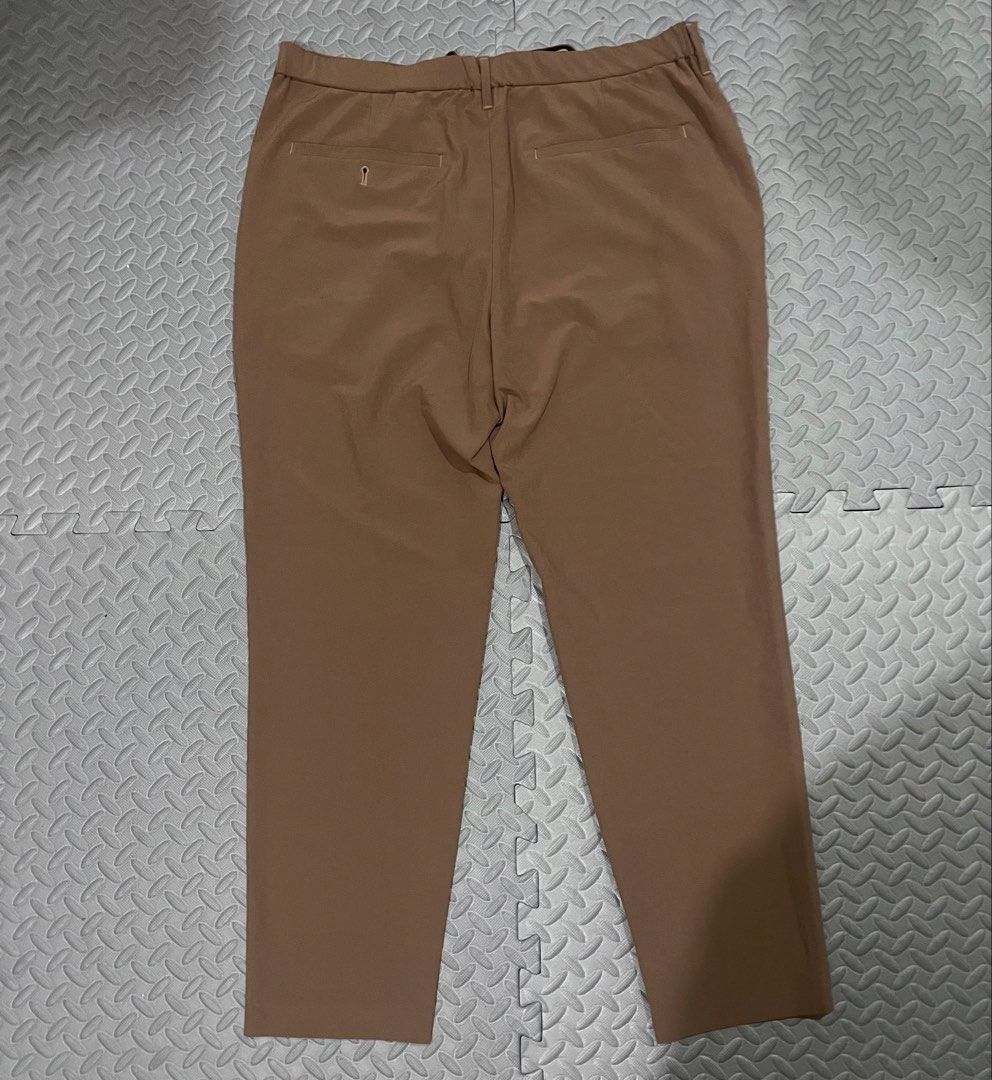 GU Brown Utility Pants with Drawstring Waist (Category: Other Bottoms) located in Lapu Lapu. Submitted by mackoy221524 (Listing ID 1463428647, Image 2). Description: - Brand: GU - Color: Brown - Style: Utility Pants - Features: Drawstring waist, button closure, 2 back pockets, 2 side pockets - Material: Polyester and Polyurethane blend - Extras: Comes with spare buttons - Ideal for: Casual wear.