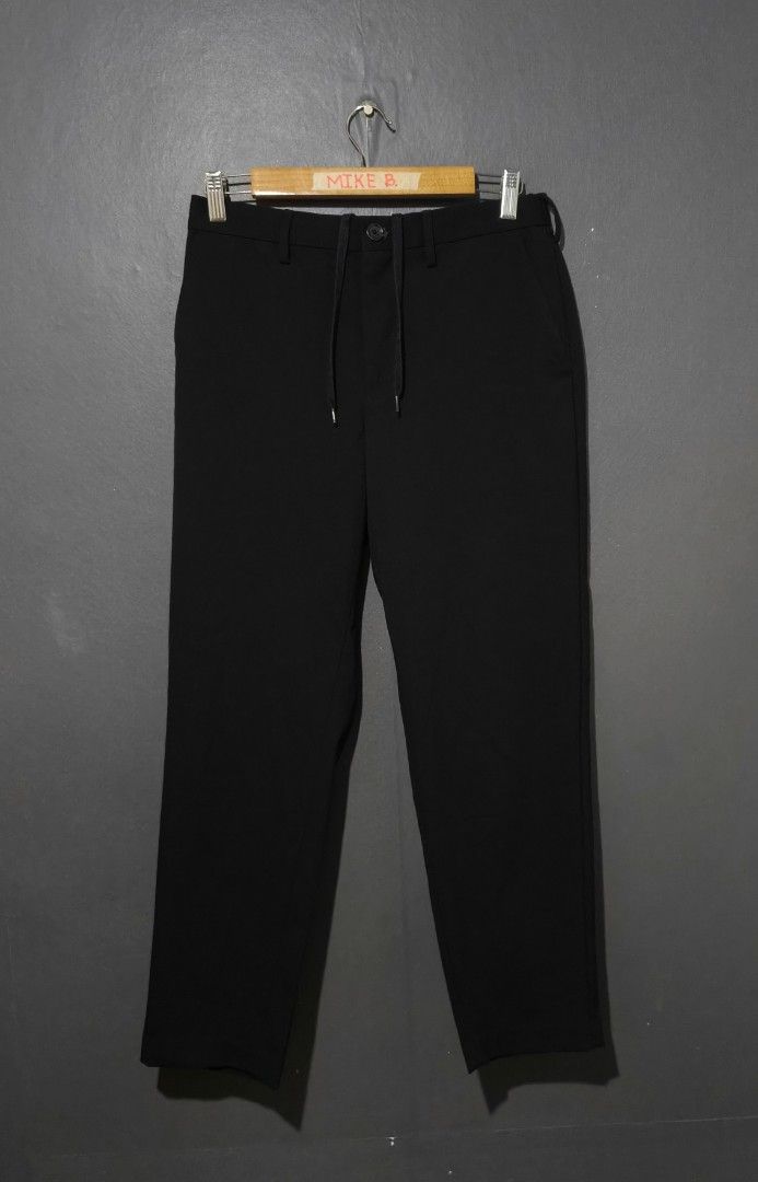 📍GU Easy Ankle Pants (Category: Trousers) located in Antipolo. Submitted by simplehans (Listing ID 1463332467, Image 2). Description: ‎📍GU Easy Ankle Pants ‎Size Small (Black) ‎Waist- 29 to 31 ‎Length- 36 ‎Leg Open- 6.5 ‎Excellent Condition ‎DIRECT MESSAGE IF INTERESTED.