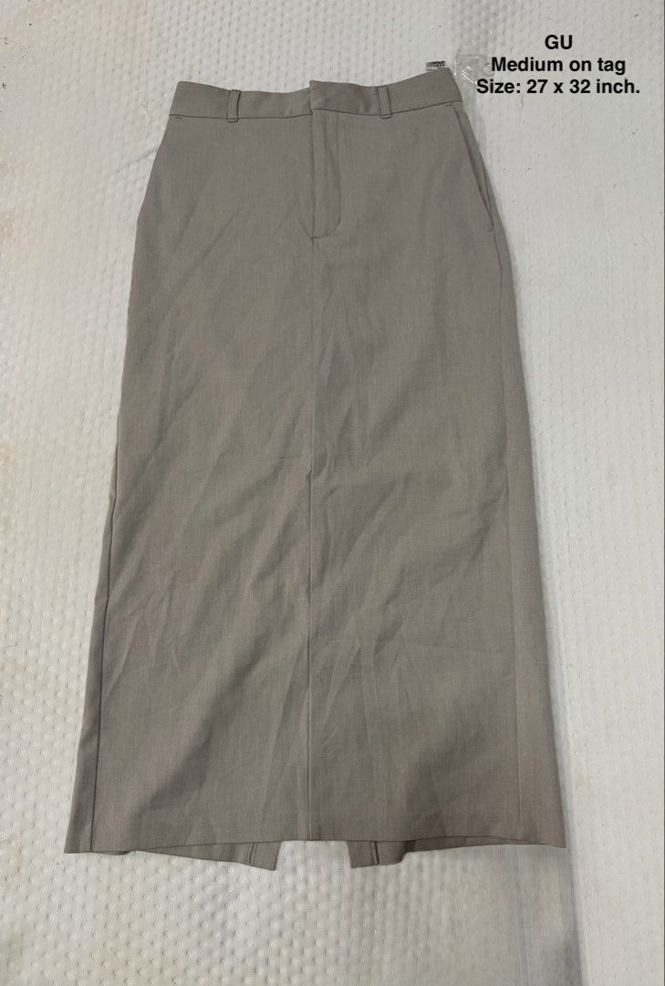 GU narrow long skirt (Category: Skirts) located in Quezon City. Submitted by pinkyswearshop (Listing ID 1463367329, Image 1). Description: .