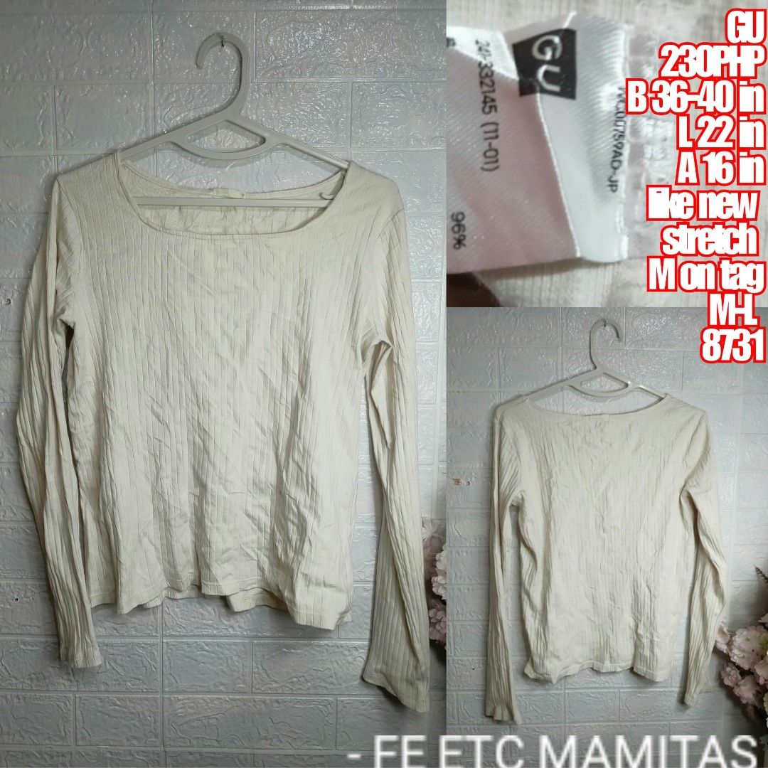 GU NUDE RIBKNIT Longsleeve ML (Category: Longsleeves) located in Santa Maria. Submitted by usbrands1987 (Listing ID 1463468850, Image 1). Description: .