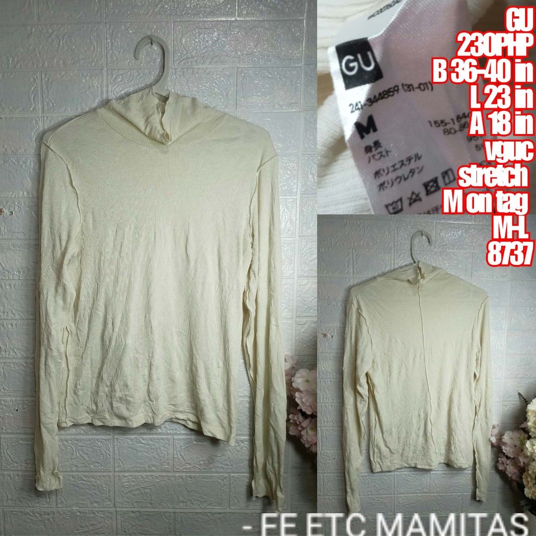 GU turtleneck Longsleeve ML (Category: Longsleeves) located in Santa Maria. Submitted by usbrands1987 (Listing ID 1463471902, Image 1). Description: .