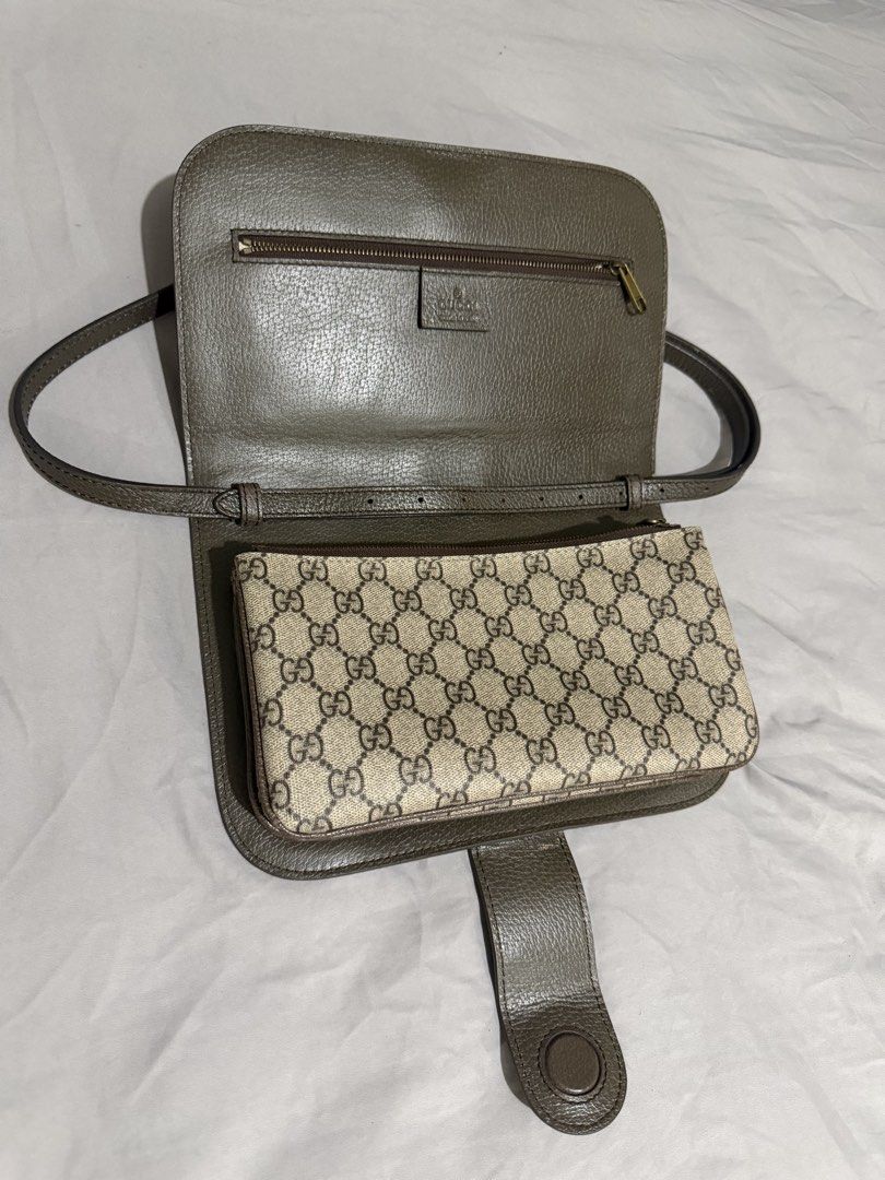 Gucci Classic GG Monogram Canvas Bag (Category: Luxury Bags & Wallets) located in Makati City. Submitted by staraby (Listing ID 1463330574, Image 3). Description: - Classic GG monogram canvas bag - Detachable inner pouch included - Multiple card slots inside - Secure zipper closure - Comes with dust bag and box - Great for everyday use.
