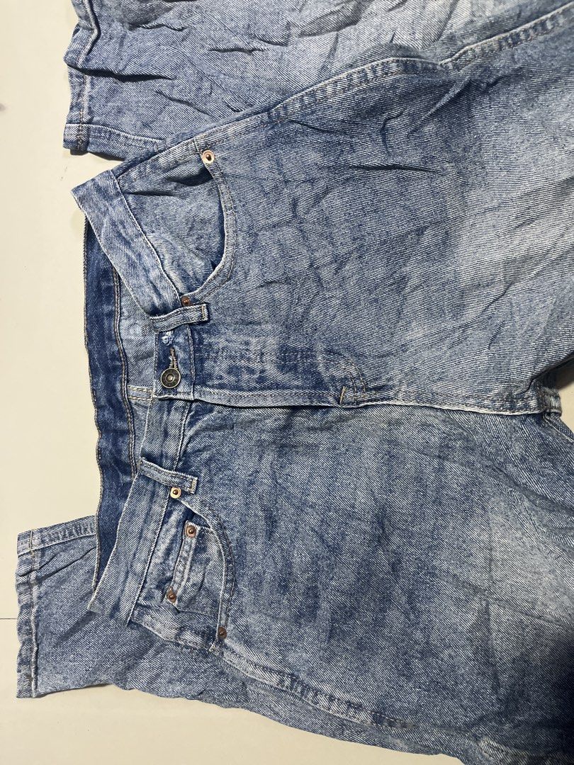 Gucci Denim Jeans (Category: Jeans) located in Manila. Submitted by joann_2815 (Listing ID 1463412723, Image 3). Description: - Classic blue Gucci denim jeans - Button fly closure - Iconic Gucci logo tag at the waist - Subtle embroidery on back pockets - Versatile wash, perfect for any outfit - Essential wardrobe staple.