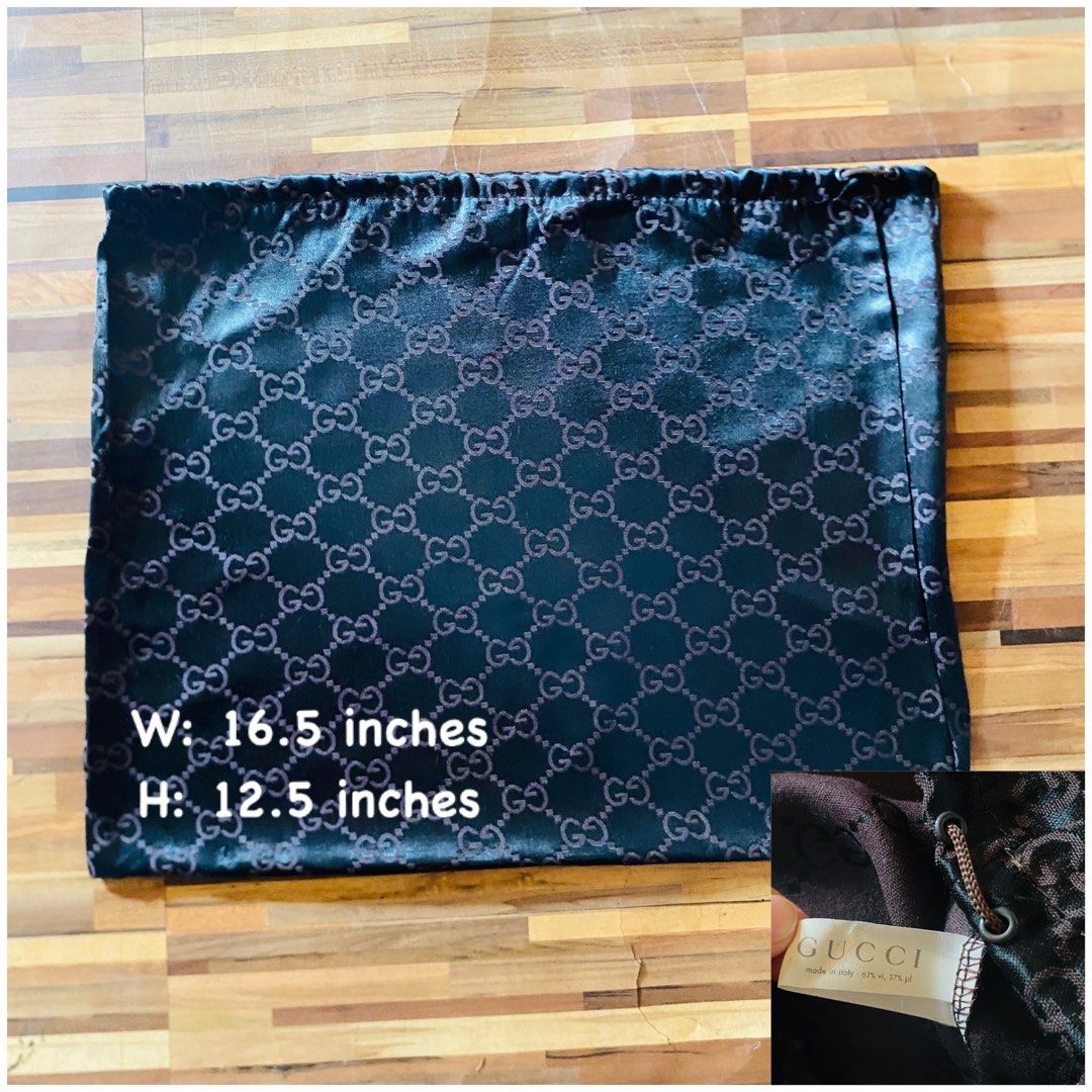 Gucci Monogram Dust Bag (Category: Luxury Bags & Wallets) located in Iligan City. Submitted by authenticdustbags.ph (Listing ID 1463329177, Image 1). Description: 10/10.