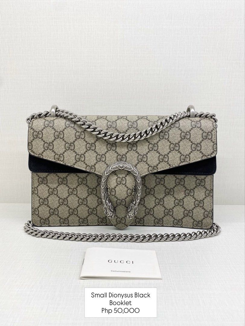 Gucci Small Dionysus Black (Category: Luxury Bags & Wallets) located in Lipa City. Submitted by curated.luxury (Listing ID 1463404613, Image 1). Description: We accept Card, Cash, and bank transfers.