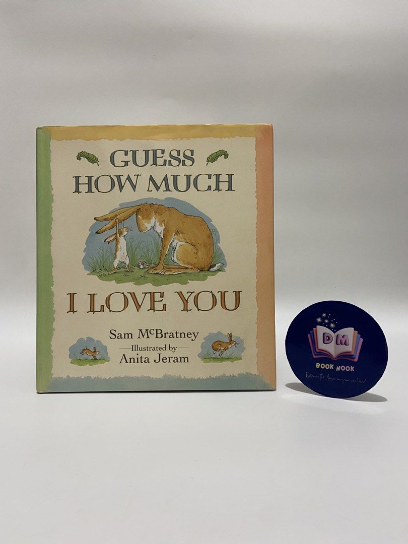 Guess How Much I Love You (Category: Children's Books) located in Caloocan City. Submitted by dmbooknook (Listing ID 1463474957, Image 1). Description: 💬 𝐕𝐆𝐔𝐂 / 𝐄𝐔𝐂 - 𝐦𝐢𝐧𝐢𝐦𝐚𝐥 𝐟𝐨𝐱𝐢𝐧𝐠 𝐨𝐧 𝐝𝐣 𝐞𝐝𝐠𝐞𝐬 📖 𝐇𝐚𝐫𝐝𝐛𝐨𝐮𝐧𝐝 𝐰𝐢𝐭𝐡 𝐝𝐮𝐬𝐭 𝐣𝐚𝐜𝐤𝐞𝐭 | 𝐂𝐥𝐚𝐬𝐬𝐢𝐜 𝐏𝐢𝐜𝐭𝐮𝐫𝐞 𝐁𝐨𝐨𝐤 𝐆𝐔𝐄𝐒𝐒 𝐇𝐎𝐖 𝐌𝐔𝐂𝐇 𝐈 𝐋𝐎𝐕𝐄 𝐘𝐎𝐔 💛🐰 𝐂𝐥𝐚𝐬𝐬𝐢𝐜 𝐁𝐞𝐬𝐭𝐬𝐞𝐥𝐥𝐞𝐫 𝐁𝐞𝐝𝐭𝐢𝐦𝐞 𝐒𝐭𝐨𝐫𝐲! 𝐁𝐲 𝐒𝐚𝐦 𝐌𝐜𝐁